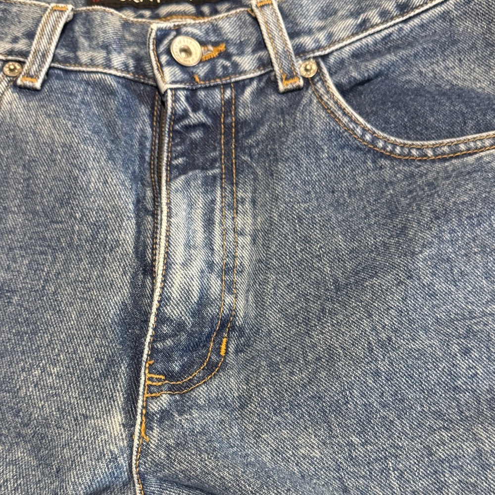 DKNY  vintage .Light Blue Denim Jeans 90s - Picture 5 of 12